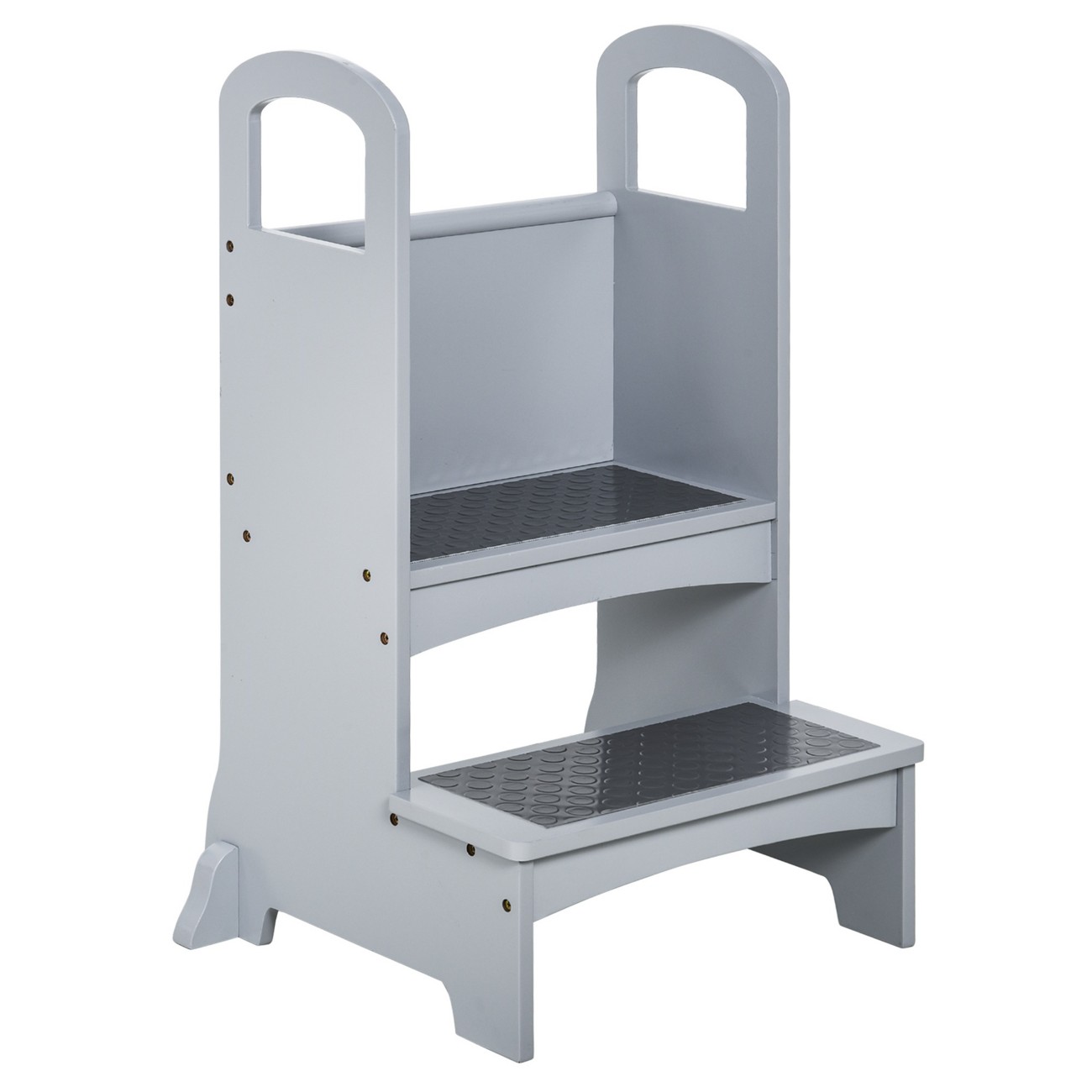 Homcom Grey Kids Steps 800 X 400 X 400 Mm 45L