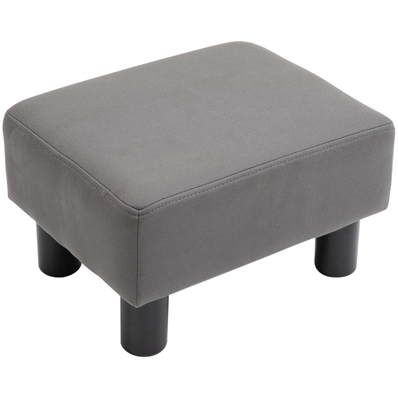 Homcom Foot Stool 838-069 240 Mm 300 Mm Grey