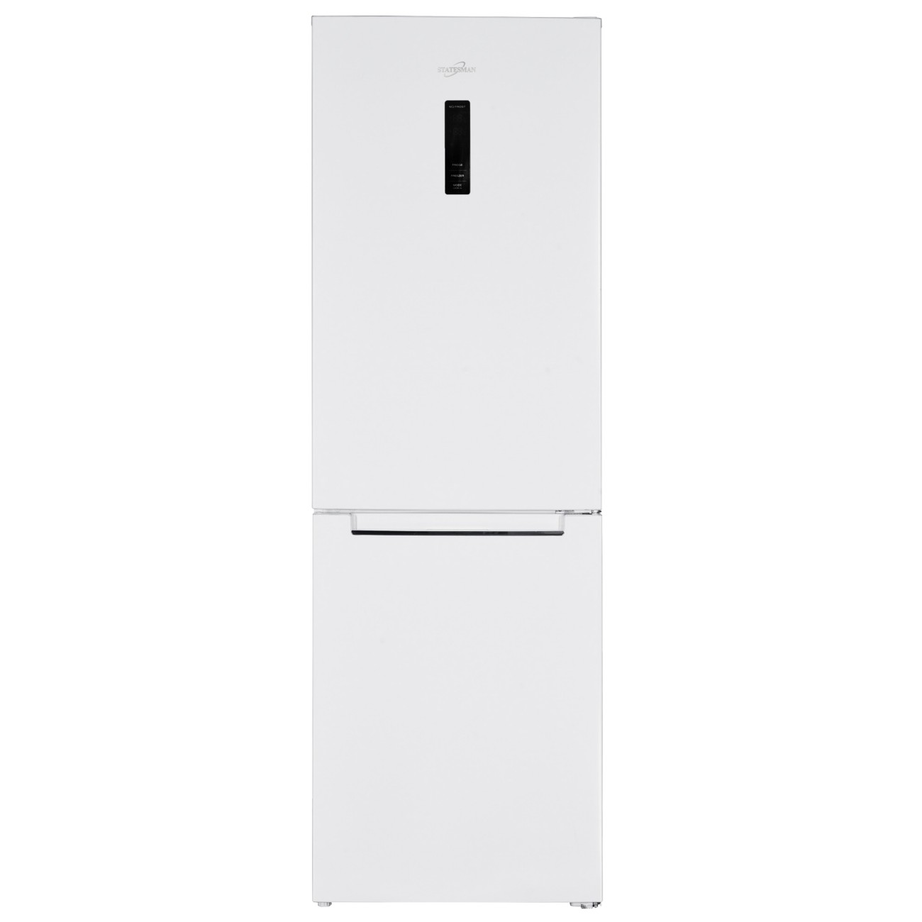 Statesman Tnf1860w Fridge Freezer Metal Nevis White