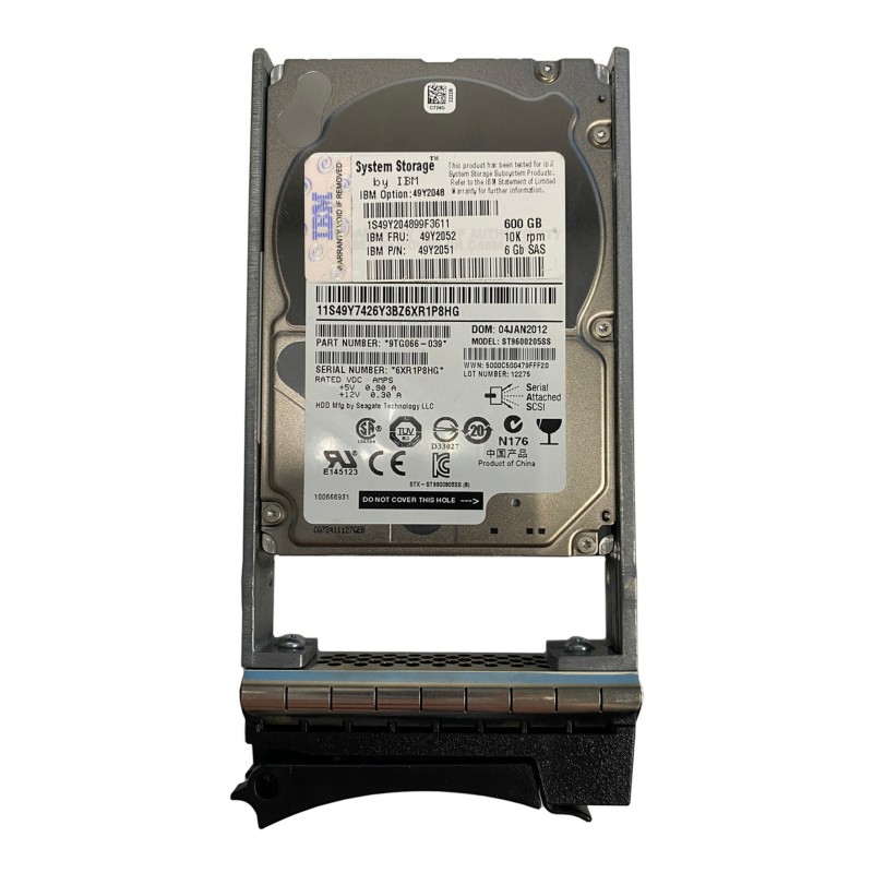 IBM Interne Festplatte 49Y2052 600 GB