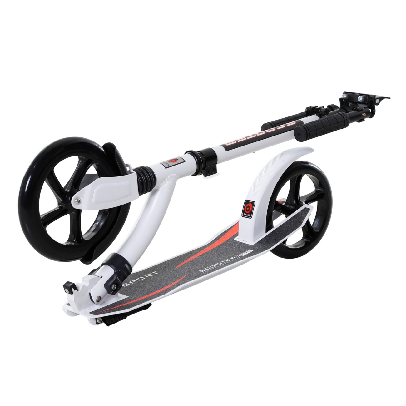 Homcom Kick Scooter Aa1-072Wt White