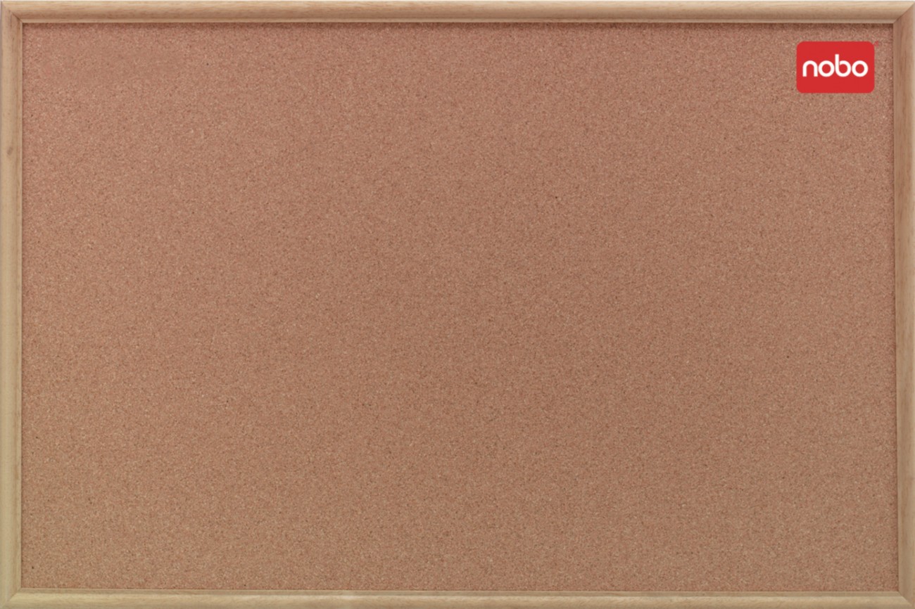 Nobo Cork Noticeboard With Oak Frame Brown 180 X 120 Cm