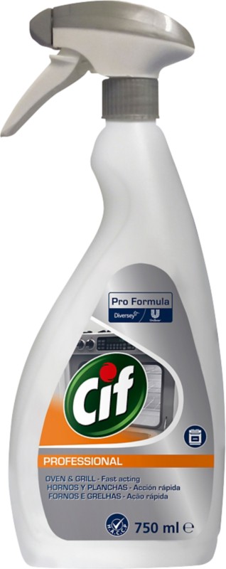 Cif Professional Oven & Grill Cleaner 750Ml Pack Of 6