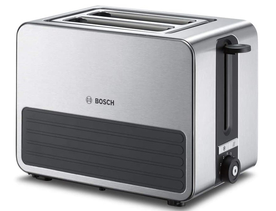 Image of BOSCH Toaster Schwarz, Grau Edelstahl 1050 W TAT7S25