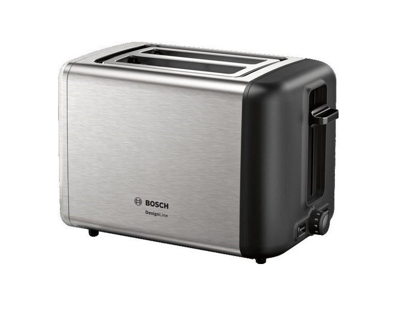 Image of BOSCH Toaster Schwarz, Edelstahl Edelstahl 970 W TAT3P420DE