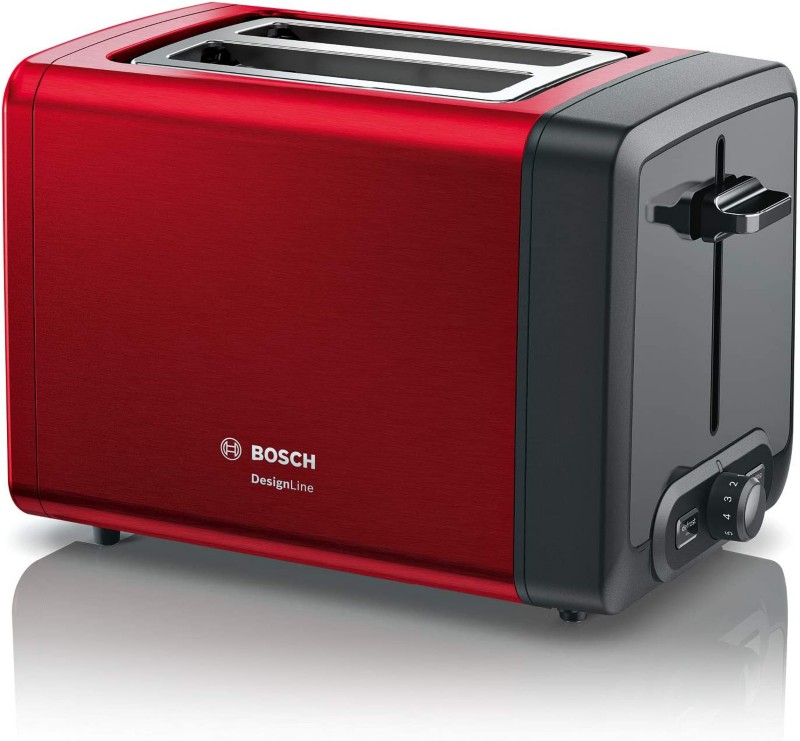 Bosch DesignLine TAT4P424DE Wasserkocher & Toaster - Rot