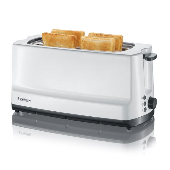 Image of SEVERIN Toaster Grau, Weiß Edelstahl 1400 W AT 2234
