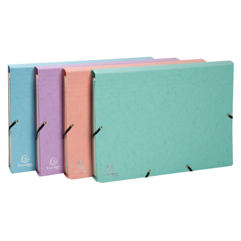 Thumbnail - Exacompta Samelmappen 58560P Aquarel Sortiert 4 Stück