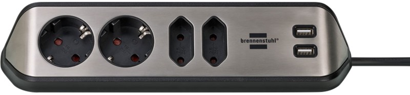 Thumbnail - brennenstuhl Steckdosenleiste BN3328 Schwarz