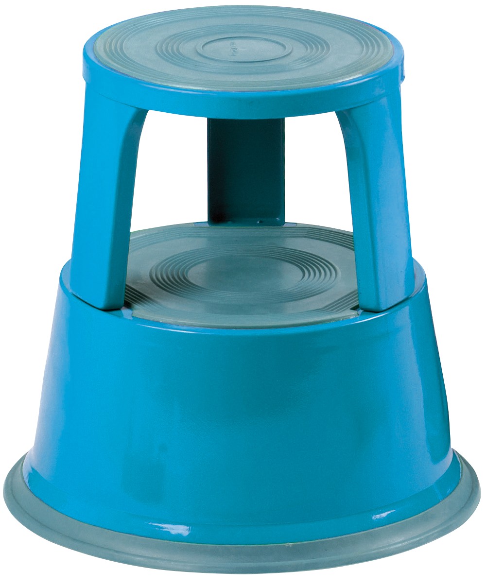 Gpc Step Stool 430 Mm Steel 150 Kg Blue