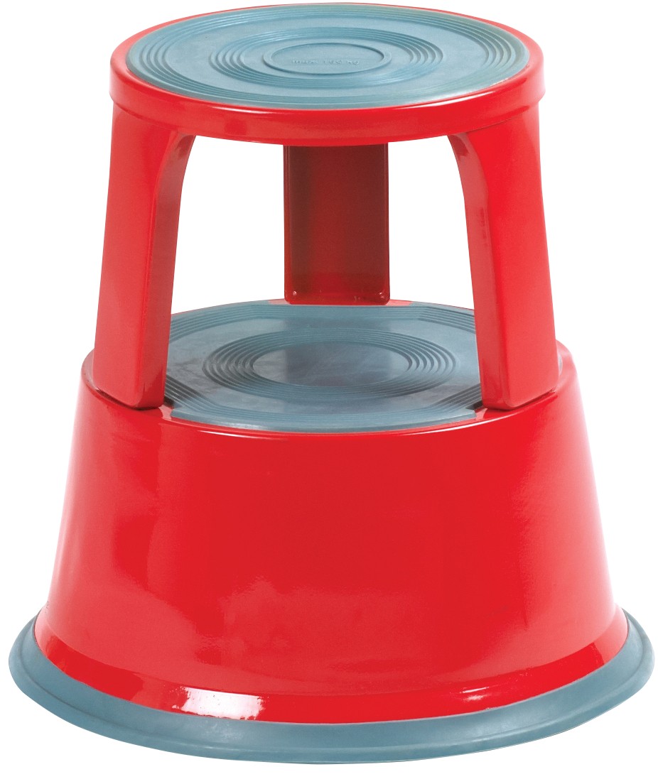 Gpc Step Stool 430 Mm Steel 150 Kg Red