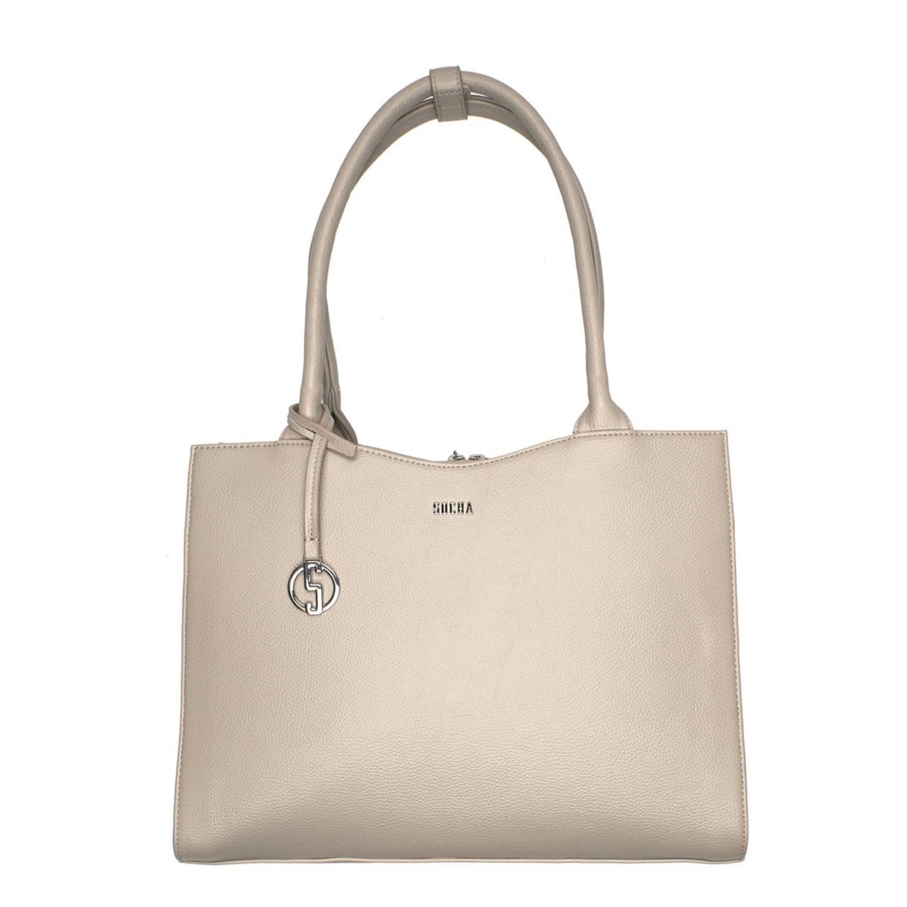 Thumbnail - SOCHA Damen Laptoptasche Midi Vanilla 14 " Feinsynthetik Beige 390 mm x 120 mm x 290 mm