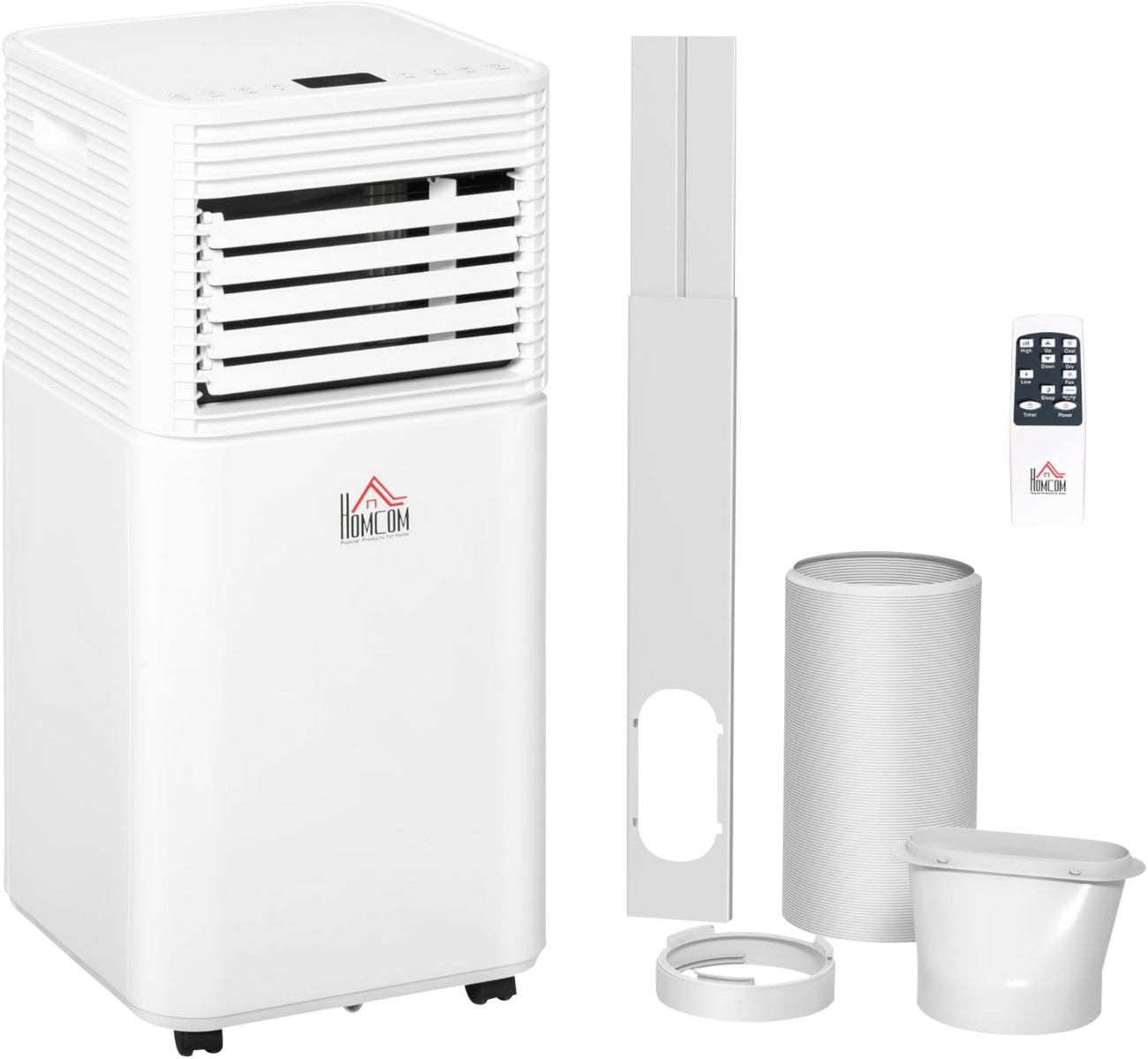 Homcom Mobile Air Conditioner 823-006V72 White 338 Mm X 354 Mm X 698 Mm