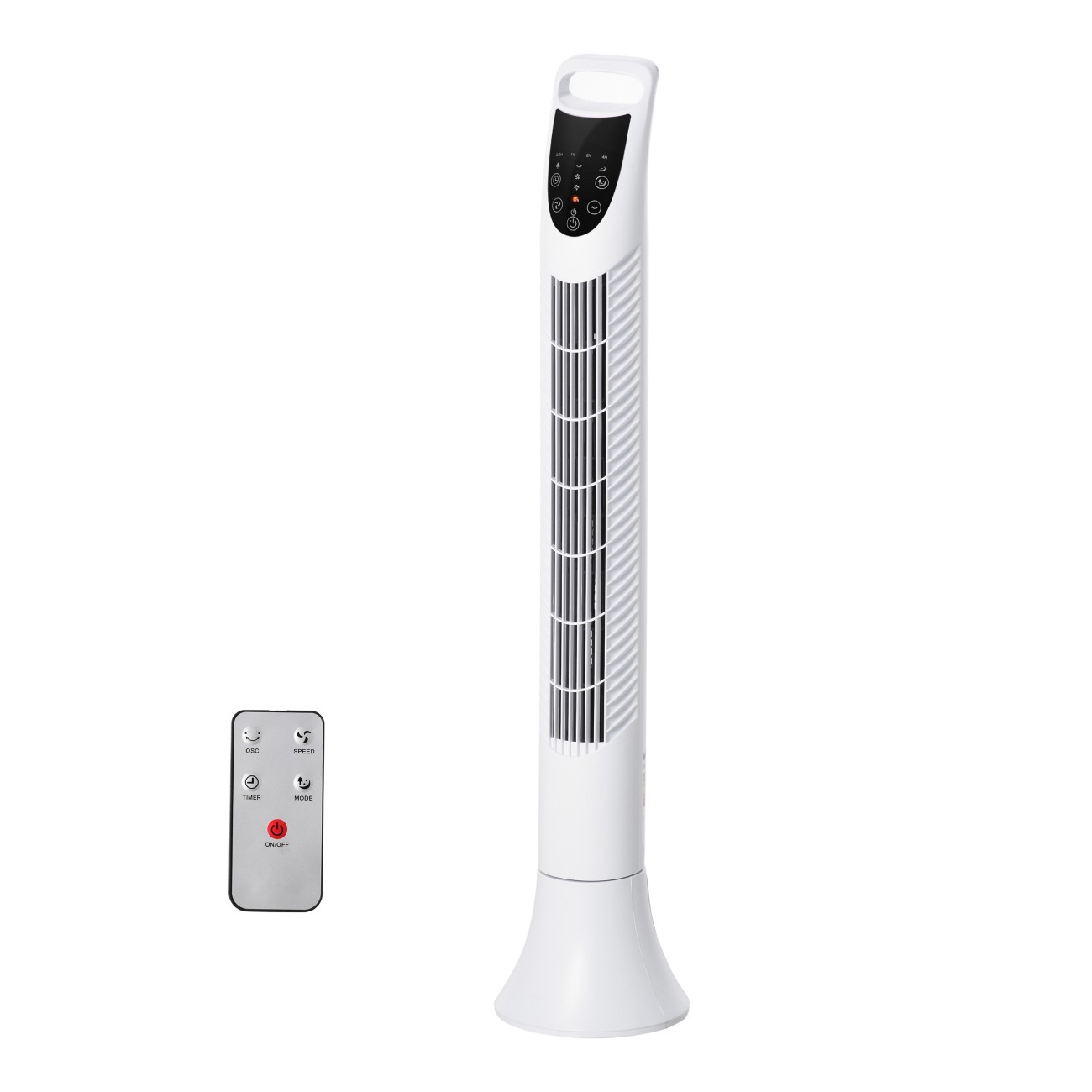Homcom Tower Fan 91.5 Cm White 824-016Wt 20 Cm Diameter