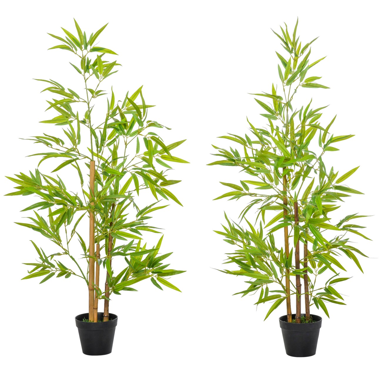 Outsunny Artificial Tree 844-357 Green 155 Mm X 155 Mm X 1200 Mm