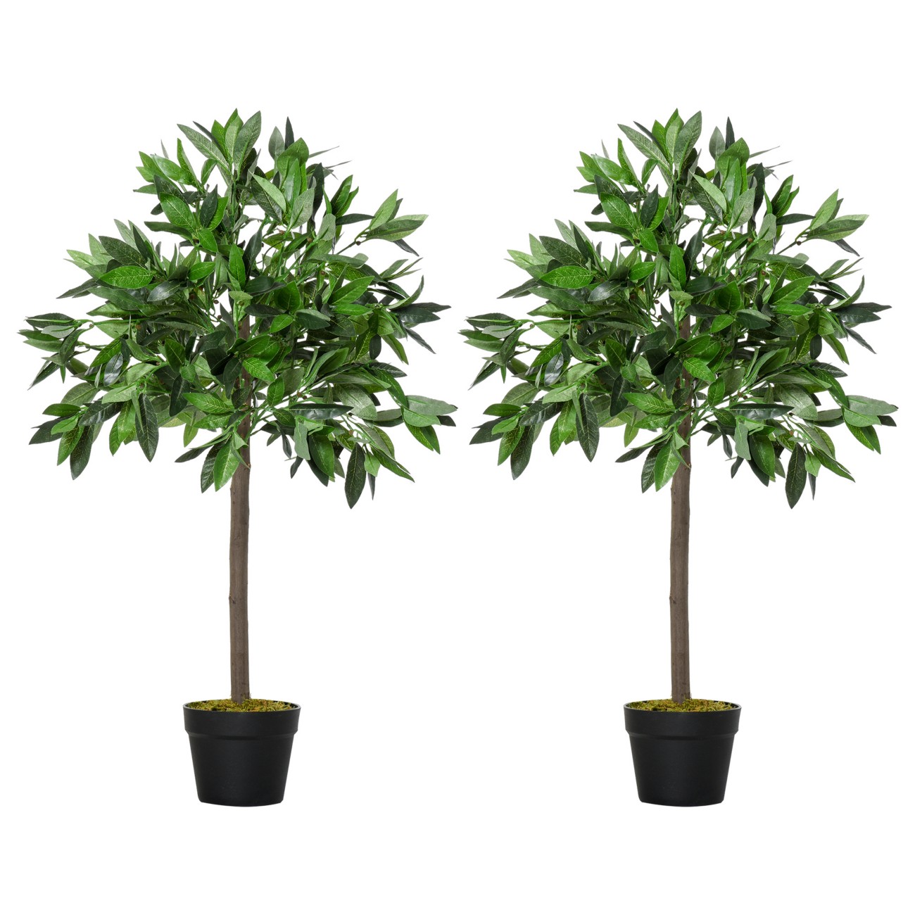 Outsunny Artificial Tree 844-364V01 Green 160 Mm X 160 Mm X 900 Mm