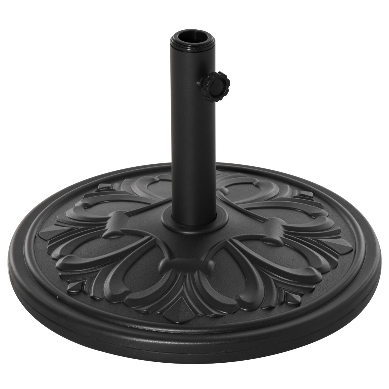 Outsunny Parasol Base 13000 G Hdpe, Cement, Metal 48 X 48 X 34 Cm