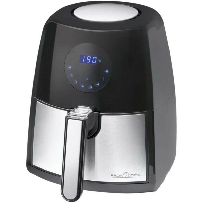 ProfiCook Heißluftfritteuse PC-FR 1147 H 1500 W Rostfreier Stahl Schwarz 2.5 L