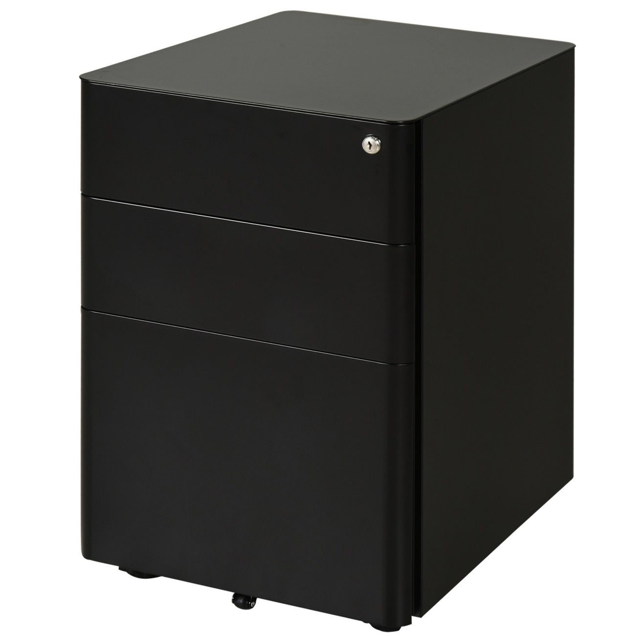 Vinsetto File Cabinet 924-006Bk 590 Mm 390 Mm 0 Black