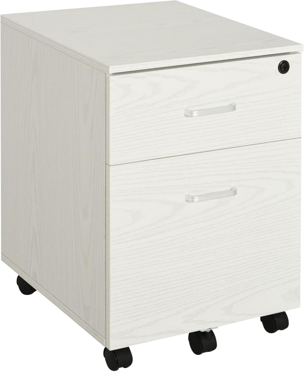Vinsetto Cabinet 924-023Wt 2 Drawers White 400 X 440 X 546 Mm