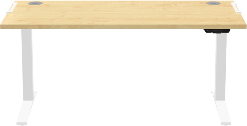 Fellowes Levado Sitz-Stehschreibtisch Rechteckig Ahorn T-Fuß 1.829 (B) x 698 (T) x 1.257 (H) mm MDF (Mitteldichte Faserp...