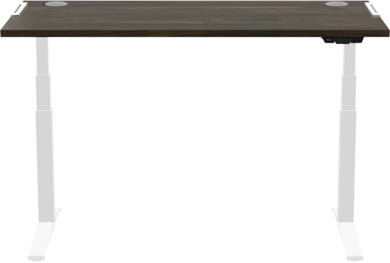 Fellowes Levado Sitz-Stehschreibtisch Rechteckig Walnuss T-Fuß 1.829 (B) x 698 (T) x 1.257 (H) mm MDF (Mitteldichte Fase...