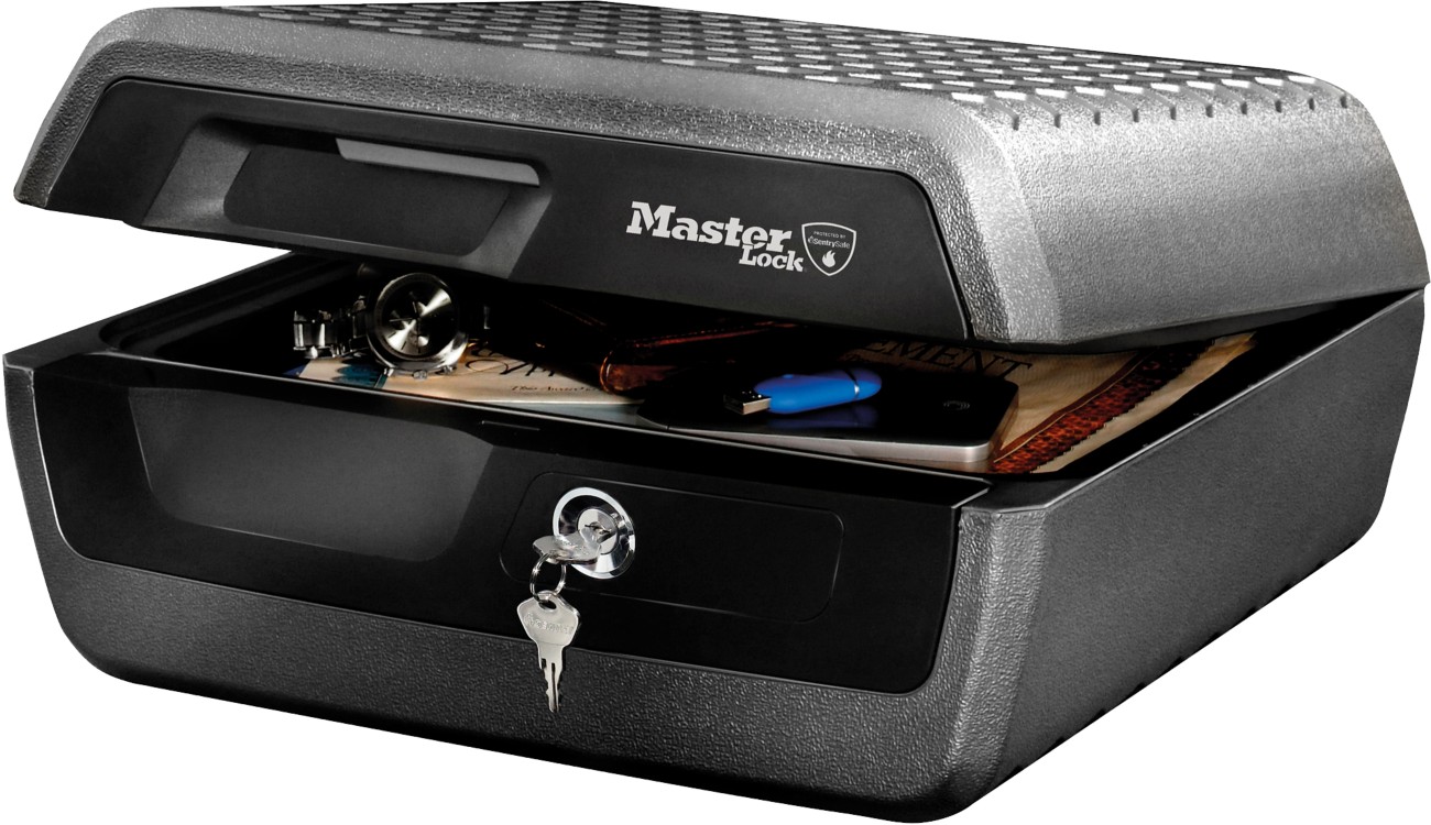 Thumbnail - Master Lock Dokumentenkassette LCFW30100 Schwarz 419 x 375 x 193 mm