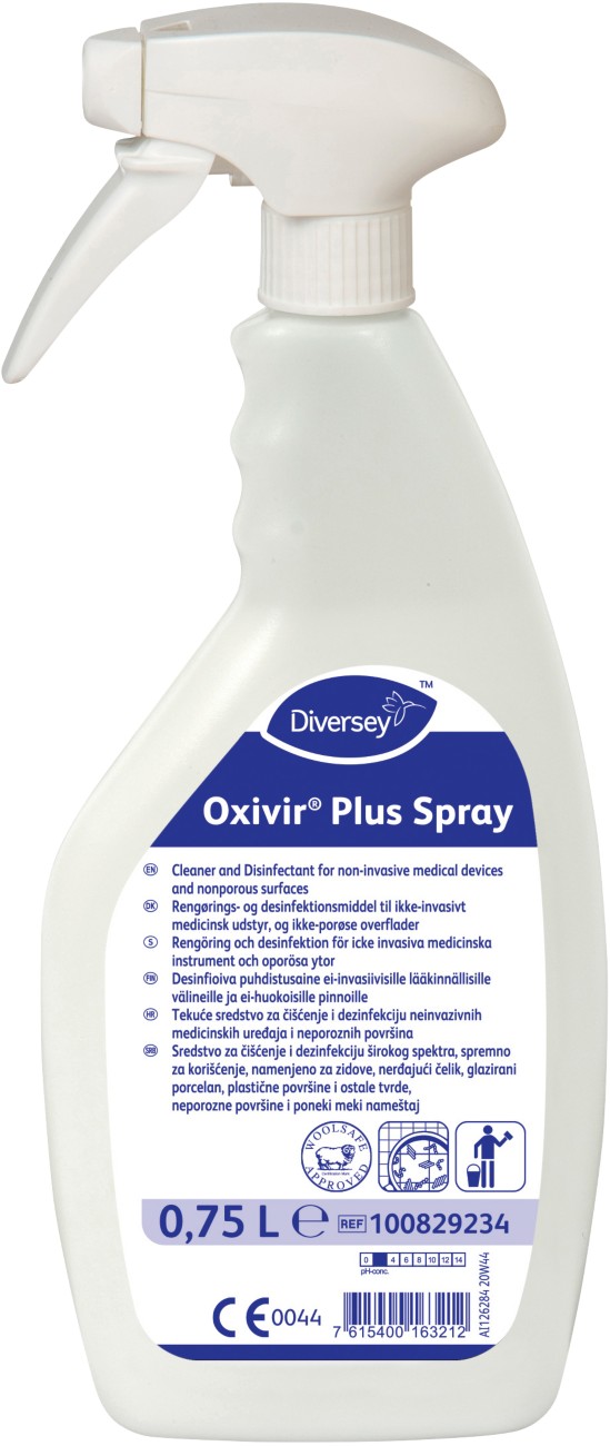 Diversey Surface Disinfectant Oxivir Plus 75 Ml Spray