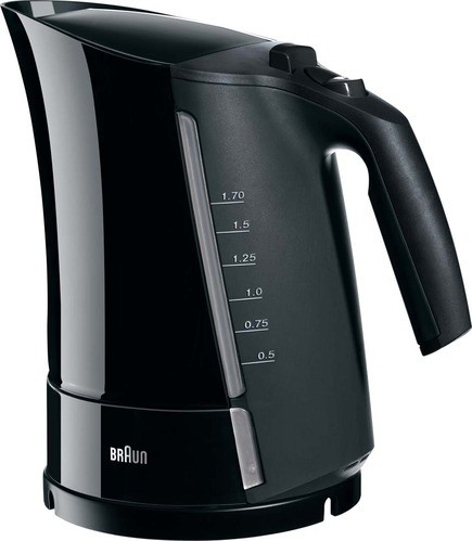 Image of BRAUN Wasserkocher Schwarz 1.6 L Kunststoff 2200 WK300