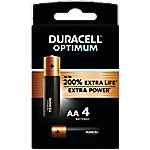 Duracell Batteries Optimum AA Pack of 4