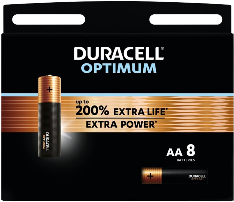 Thumbnail - Duracell Batterien Optimum AA 1,5 V 8 Stück