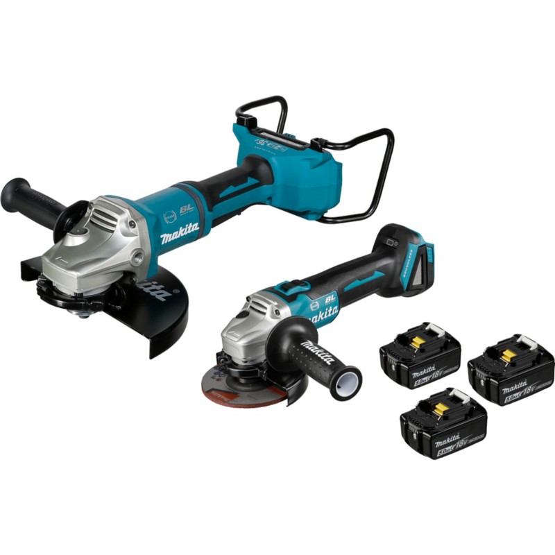 Makita Winkelschleifer DLX2245PT1-Set Grün, Schwarz