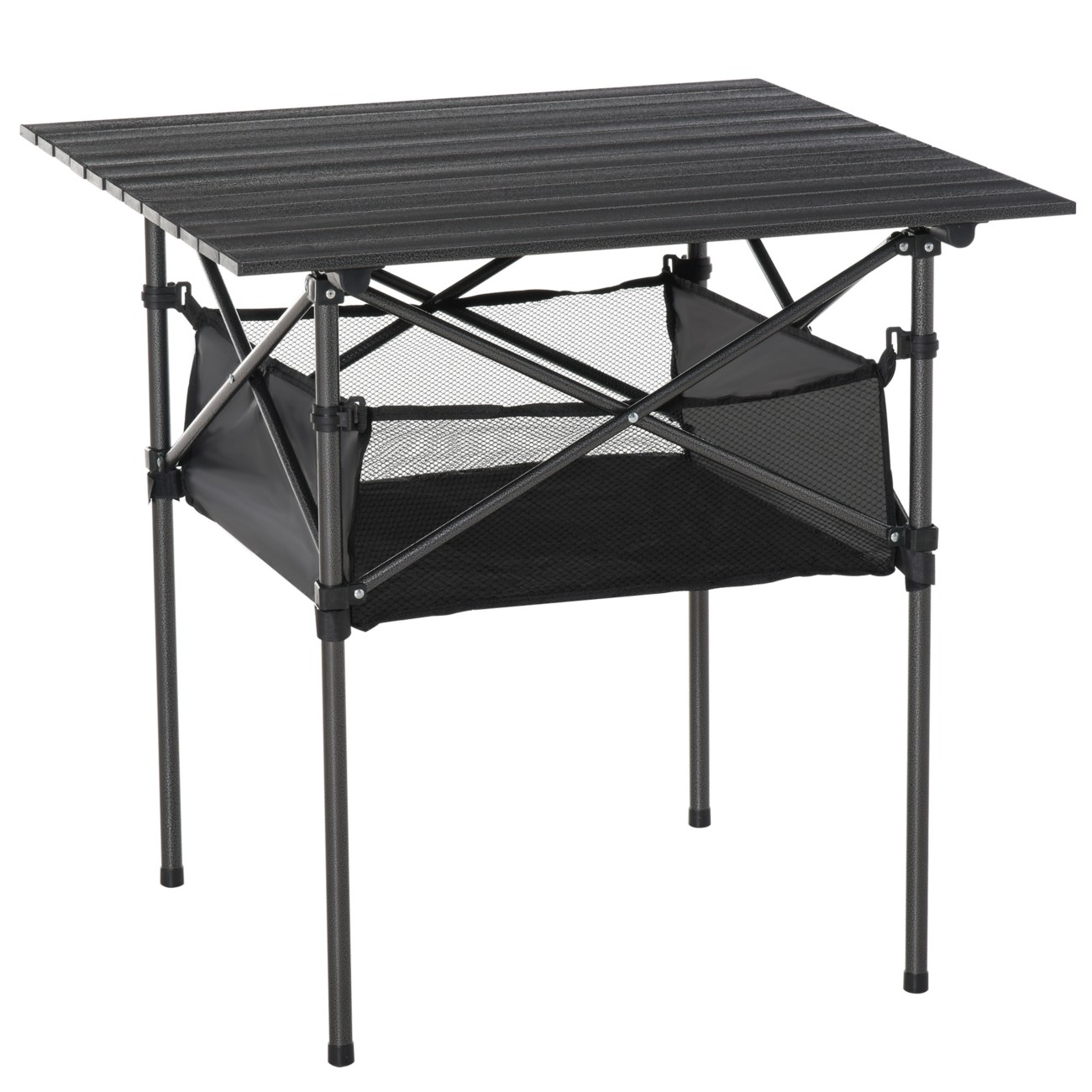 Outsunny Camping Table 84B-567 Black 700 Mm X 700 Mm X 690 Mm