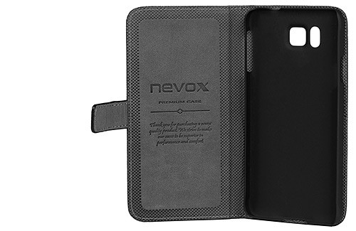 NEVOX Flip Cover 1273 Samsung Galaxy Alpha Schwarz