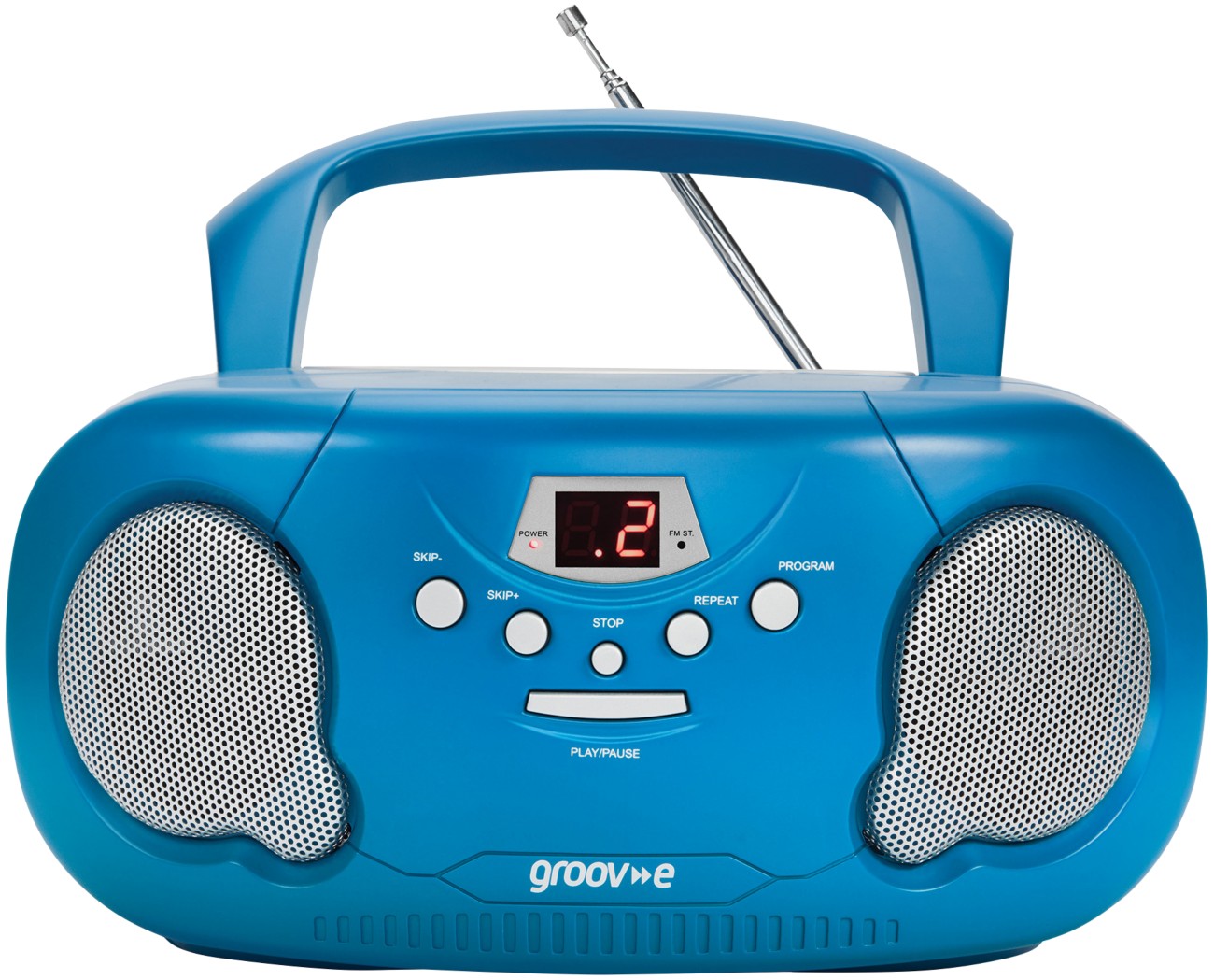 Groove-E Groov-E Portable Cd Radio Boombox Gvps733/Be Blue