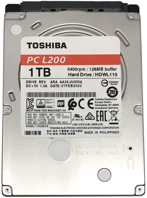 TOSHIBA Interne Festplatte SSD L200 1 TB HDWL110UZSVA