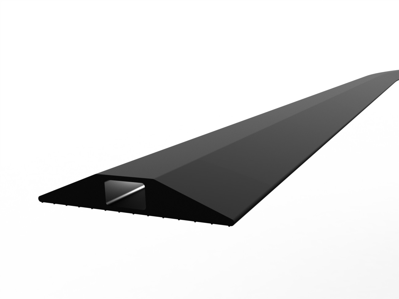 Gpc Single Channel Cable Protector 9000 X 68 X 11 Mm Black