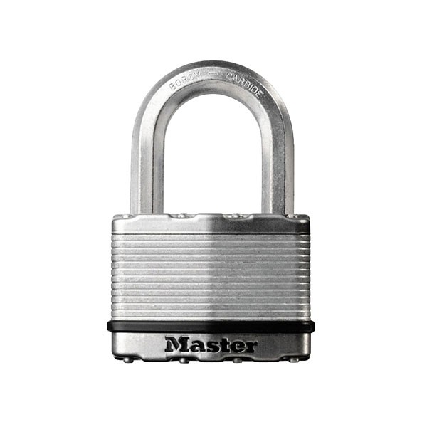 Master Lock Padlock M5eurdcc 5.2 X 7.8 Cm Key Lock Laminated Steel White