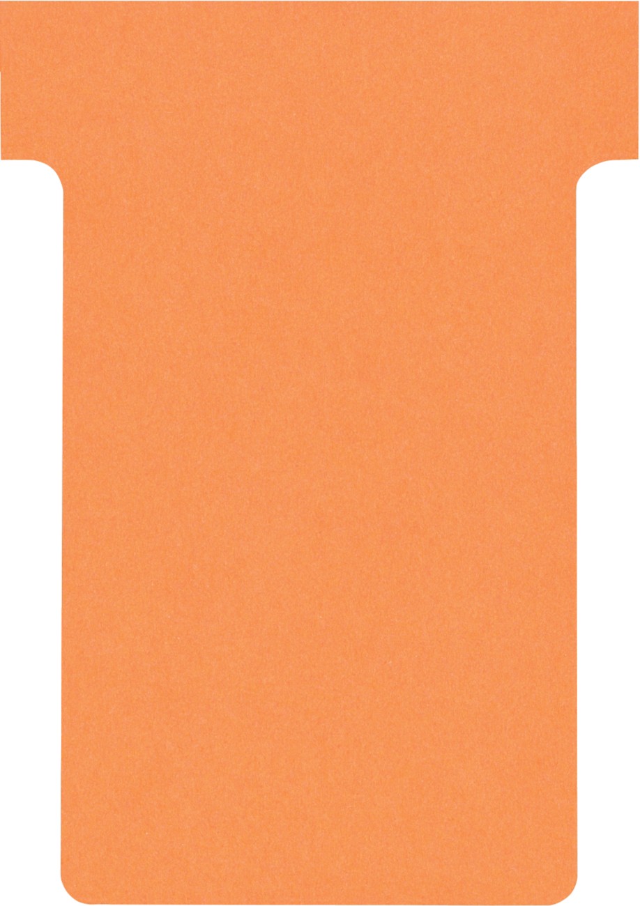 Nobo Size 2 T-Cards Orange Pack Of 100