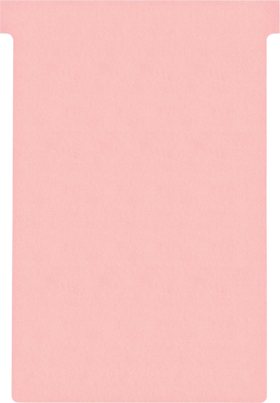 Nobo T-Cards Size 4 Pink 5 Packs Of 100