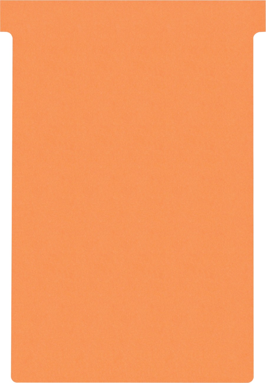 Nobo T-Cards Size 4 Orange 5 Piacks Of 100