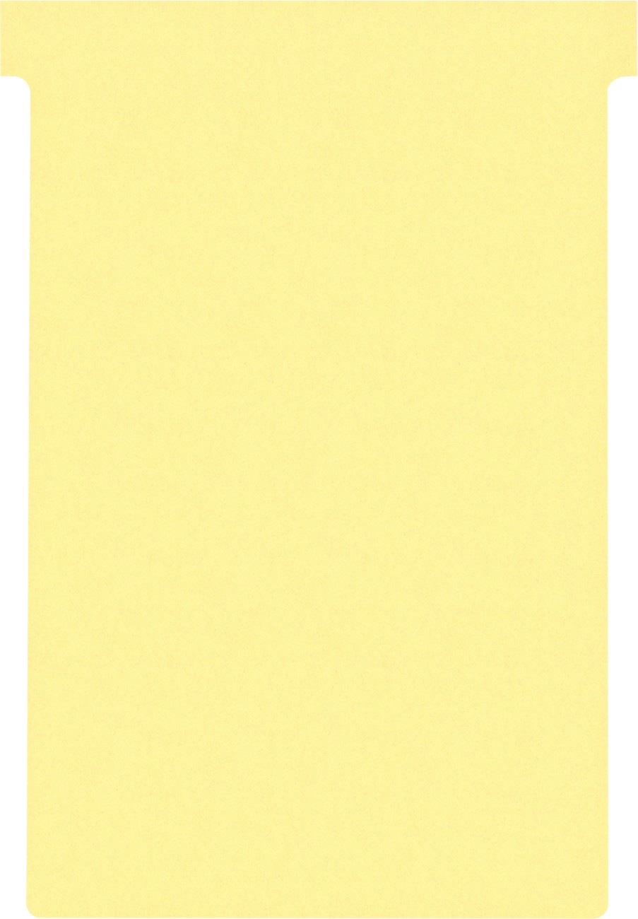 Nobo T-Cards Size 4 11.2 X 18 Cm Yellow 5 Packs Of 100