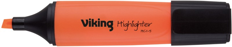 Viking HC1-5 Textmarker Orange Breit Keilspitze 1 - 5 mm