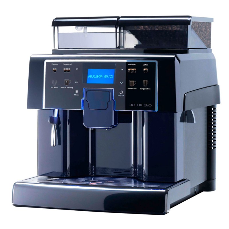 Image of Saeco Espressokocher Aulika EVO Black Silber, Schwarz