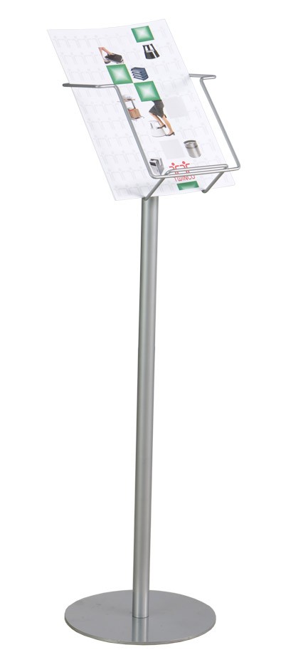 Twinco A4 Literature Display Silver 5170-8 250 Mm (D) X 900 Mm (H) 5170-8