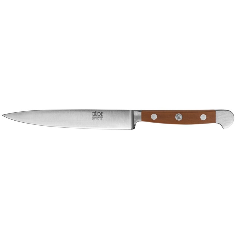 Thumbnail - GÜDE Zubereitungsmesser Edelstahl, Holz B765/16 Braun, Silber