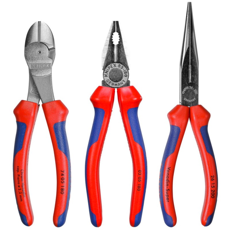 Knipex Zangen-Set 00 20 11 V01 Rot