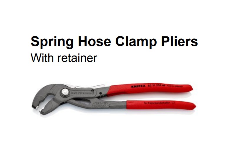 Thumbnail - Knipex Federbandschellenzange 85 51 250 AF Schwarz, Rot