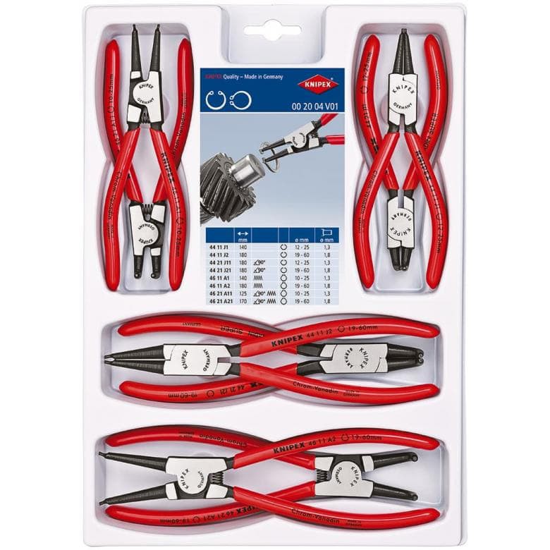 Thumbnail - Knipex Sicherungsringzange 00 20 04 V01 Rot