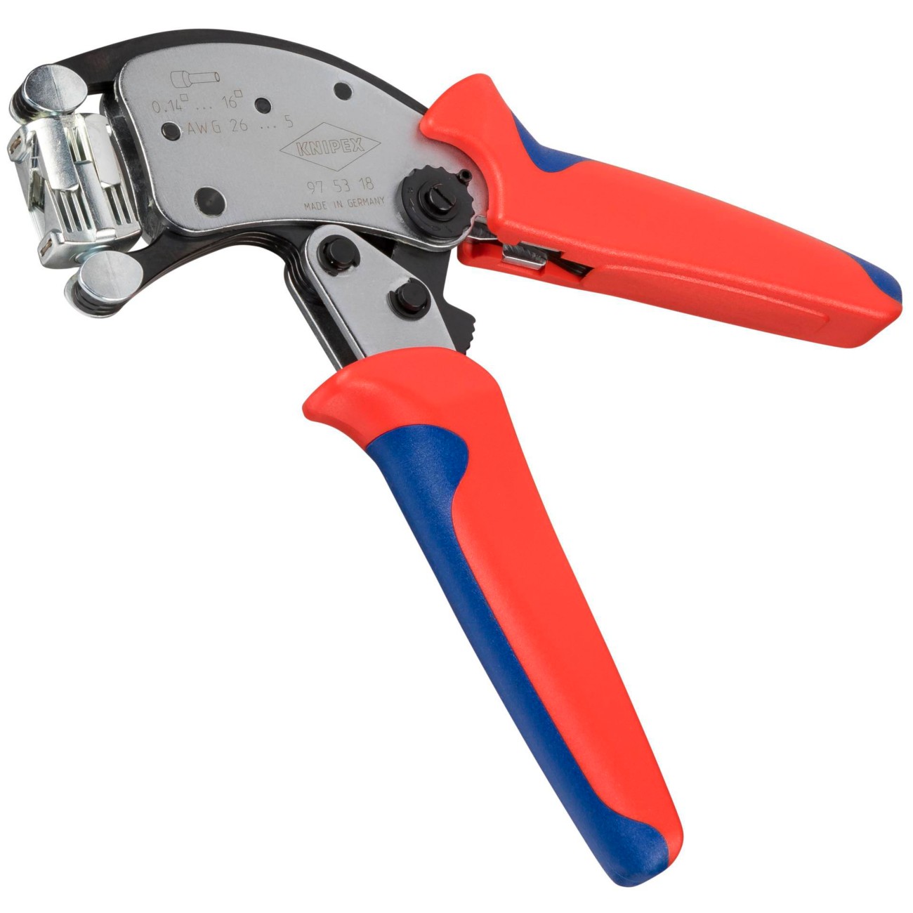 Thumbnail - Knipex Crimpzange 97 53 18 Rot, Blau